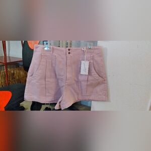 Universal Thread Brand Light Pink High Waist Shorts Size 12 Womens NWT